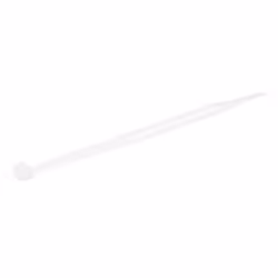 StarTech.com Colliers de Serrage 10 cm Blancs - Largeur 2 mm - Diam. faisceau 22 mm - Résistance traction 8 kg - Fermeture glissière autobloquante nylon avec pointe incurvée - 94V-2/UL -1000 pcs