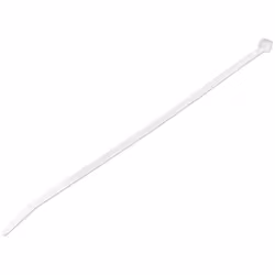 StarTech.com Colliers de Serrage 25 cm Blancs - Largeur 4 mm - Diam. faisceau 68 mm - Résistance traction 22 kg - Fermeture g ...