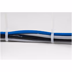 StarTech.com Colliers de Serrage 25 cm Blancs - Largeur 4 mm - Diam. faisceau 68 mm - Résistance traction 22 kg - Fermeture glissière autobloquante nylon avec pointe incurvée - 94V-2/UL - 100 pcs - Vue supplémentaire 4
