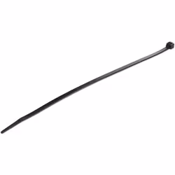StarTech.com Colliers de Serrage 25 cm Noirs - Largeur 4 mm - Diam. faisceau 68 mm - Résistance traction 22 kg - Fermeture gl ...