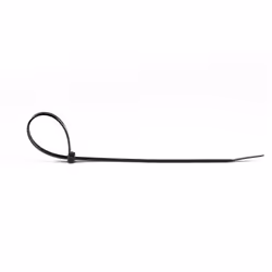 StarTech.com Colliers de Serrage 25 cm Noirs - Largeur 4 mm - Diam. faisceau 68 mm - Résistance traction 22 kg - Fermeture glissière autobloquante nylon avec pointe incurvée - 94V-2/UL - 100 pcs - Vue supplémentaire 5