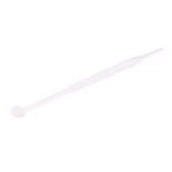 StarTech.com Colliers de Serrage 10 cm Blancs - Largeur 2 mm - Diam. faisceau 22 mm - Résistance traction 8 kg - Fermeture glissière autobloquante nylon avec pointe incurvée - 94V-2/UL -100 pcs