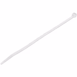 StarTech.com Colliers de Serrage 20 cm Blancs - Largeur 4 mm - Diam. faisceau 55 mm - Résistance traction 22 kg - Fermeture g ...