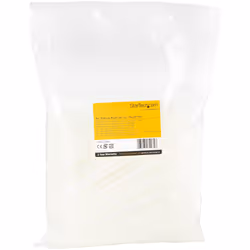 StarTech.com Colliers de Serrage 20 cm Blancs - Largeur 4 mm - Diam. faisceau 55 mm - Résistance traction 22 kg - Fermeture glissière autobloquante nylon avec pointe incurvée - 94V-2/UL -1000 pcs - Vue supplémentaire 6