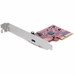 StarTech.com Carte PCIe 1 port USB 3.2 Gen 2x2 - Carte Contrôleur USB-C SuperSpeed 20Gbps PCI Express 3.0 x 4 - Carte Adaptat ...