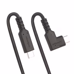 StarTech.com Câble USB-C Robuste à Angle Droit de 1m, USB 3.2 Gen 2 (10 Gbps), Cordon de Transfert de Données USB-C à C Complet - Mode Alt DP 4K 60Hz, 100W Power Delivery - Câble USB Type-C à 90 Degrés/Coudé - Vue supplémentaire 5