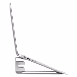 StarTech.com Support Ordinateur Portable - Rehausseur ou Support Ordi 2-en-1 - Idéal pour Ultrabooks & MacBook Pro/Air jusqu'à 15" - Support Portable Ergonomique Inclinable Bureau - Argenté, Aluminum - Vue supplémentaire 6