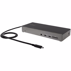 StarTech.com Dock USB-C - Station d'accueil USB Type C Triple Écrans 4K - Alimentation 100W - DP 1.4 Alt Mode & DSC, 2x DisplayPort 1.4/HDMI 2.0 - 6xUSB (2x 10Gbps) - Windows/Chrome - Vue supplémentaire 7