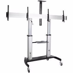 StarTech.com STNDMTVDUO support pour téléviseur 60" Noir, Argent