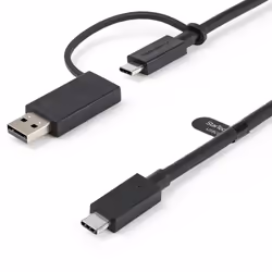StarTech.com USBCCADP, 1 m, USB C, USB C, USB 3.2 Gen 2 (3.1 Gen 2), 10000 Mbit/s, Noir