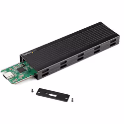 StarTech.com Boitier USB-C 10Gbps vers M.2 NVMe ou M.2 SATA SSD - Boitier Aluminium Externe Portable M.2 PCIe/SATA NGFF SSD - Câbles Hôte USB Type-C & USB-A - Compatible 2230/2242/2260/2280 - Vue supplémentaire 4