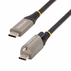 StarTech.com Câble USB C 10Gbps 1m à Verouillage par Vis Supérieure - Câble USB 3.1/3.2 Gen 2 Type-C - 100W/5A Power Delivery ...