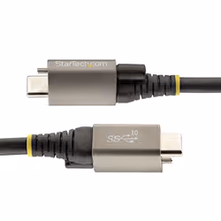 StarTech.com Câble USB C 10Gbps 1m à Verouillage par Vis Supérieure - Câble USB 3.1/3.2 Gen 2 Type-C - 100W/5A Power Delivery, DP Alt Mode, Cordon USB-C à Vis Unique - Charge/Synchronisation - Vue supplémentaire 6