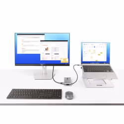 StarTech.com Adaptateur Multiport USB-C - 4K60Hz HDMI/VGA - Hub USB 3 Ports - 100W Power Delivery Pass-Through, GbE, Mini Station d'Accueil/Docking Station avec Chargeur - Adaptateur USB C vers HDMI, Câble de 30cm - Vue supplémentaire 11