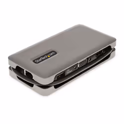 StarTech.com Adaptateur Multiport USB-C - 4K60Hz HDMI/VGA - Hub USB 3 Ports - 100W Power Delivery Pass-Through, GbE, Mini Station d'Accueil/Docking Station avec Chargeur - Adaptateur USB C vers HDMI, Câble de 30cm