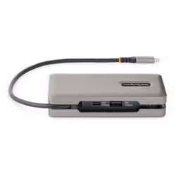 StarTech.com Adaptateur Multiport USB-C - 4K60Hz HDMI/VGA - Hub USB 3 Ports - 100W Power Delivery Pass-Through, GbE, Mini Station d'Accueil/Docking Station avec Chargeur - Adaptateur USB C vers HDMI, Câble de 30cm - Vue supplémentaire 6
