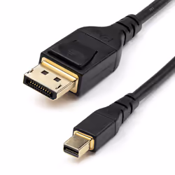 StarTech.com Câble 2m certifié VESA Mini DisplayPort vers DisplayPort 1.4 - 8K 60Hz HBR3 HDR - Super UHD mDP vers DP 1.4 - Ul ...