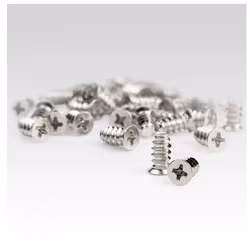 StarTech.com Visses M5 50 Pcs - Longueur 10mm - Montage Ventilateur PC/Serveur - Visses Auto Perforantes Montage Fan PC/Serveur - Tête Plate Phillips - Trous Montage M5 - Métal Plaqué Zinc Brillant