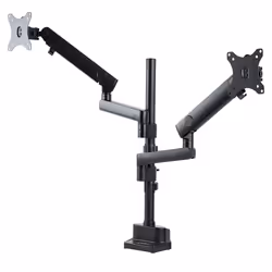 StarTech.com Support Double Écran PC - Bras Double Moniteur VESA - 32" 8kg - Empilables Verticalement - Porte 2 Écrans Hauteu ...
