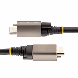 StarTech.com Câble USB C 10Gbps 50cm à Verouillage par Vis Supérieure - Câble USB 3.1/3.2 Gen 2 Type-C - 100W/5A Power Delivery, DP Alt Mode, Cordon USB-C à Vis Unique - Charge/Synchronisation