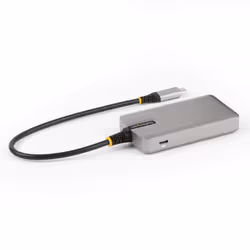 StarTech.com Hub USB-C à 4 Ports avec Sortie Vidéo USB-C DP Alt Mode 4K 60Hz - 3x USB-A, 1x USB Type-C, 100W Power Delivery Pass-Through, USB 3.2 10Gbps, Câble 30cm, Hub USB 3.0 Portable - Vue supplémentaire 2