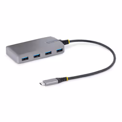 StarTech.com Hub USB-C à 4 Ports - 4x USB-A, 5Gbps - Alimenté par Bus - Hub USB 3.0 avec Câble de 30 cm - Mini Hub USB Type-C ...