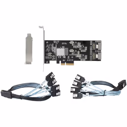 StarTech.com Carte Contrôleur SATA PCIe 8 ports - Carte Extension SATA PCI Express 6Gbps avec 4 Contrôleurs Hôte - Carte SATA PCIe - PCI-e x4 Gen 2 vers SATA III - SATA HDD/SSD - Vue supplémentaire 10