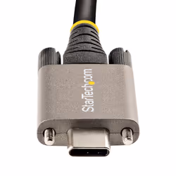 StarTech.com Câble USB C 10Gbps à Verrouillage par Vis Latérale de 1m - Câble USB-C Certifié par l'USB-IF - Câble USB 3.1/3.2 Gen 2 Type-C - Charge Power Delivery 100W (5A), DP Alt Mode - Double Verrouillage par Vis - Cordon USB-C Charge/Synchronisation - Vue supplémentaire 8