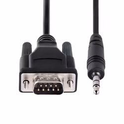 StarTech.com Câble Série DB9 vers 3.5mm de 1m - Câble RS232 DB9 Mâle à 3.5mm - Adaptateur Série DB9 à 3.5mm pour le Calibrage de Projecteurs, d'Enseignes Numériques et de Téléviseurs via une Prise Audio - Vue supplémentaire 4