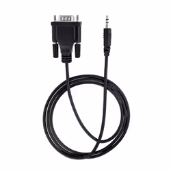 StarTech.com Câble Série DB9 vers 3.5mm de 1m - Câble RS232 DB9 Mâle à 3.5mm - Adaptateur Série DB9 à 3.5mm pour le Calibrage de Projecteurs, d'Enseignes Numériques et de Téléviseurs via une Prise Audio - Vue supplémentaire 5