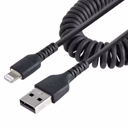 StarTech.com Câble USB vers Lightning de 50cm - Certifié Mfi - Adaptateur USB Lightning Noir