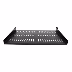 StarTech.com Étagère Rack 19 pouces 1U - Plateau Rackable Universel Ventilé - Étagère Baie de Brassage - Étagère Cantilever Rack 19" - Capacité 25kg - Rangement Rack Informatique - Profondeur 30,5cm (12"), Noir - Vue supplémentaire 4