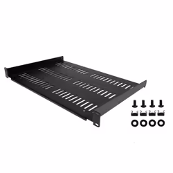 StarTech.com Étagère Rack 19 pouces 1U - Plateau Rackable Universel Ventilé - Étagère Baie de Brassage - Étagère Cantilever Rack 19" - Capacité 25kg - Rangement Rack Informatique - Profondeur 30,5cm (12"), Noir - Vue supplémentaire 5