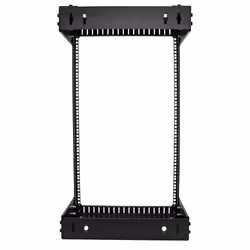 StarTech.com Rack Réseau Mural 18U à 2 Montants, Rack Serveur 19" à Cadre Ouvert avec Profondeur Ajustable, Rack de Données Mural pour IT/AV/Panneau de Patch/ Equipement IT - Écrous et Vis de Fixation Inclus - Vue supplémentaire 4