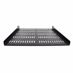 StarTech.com Étagère Rack 19 pouces 1U - Plateau Rackable Universel Ventilé - Étagère Baie de Brassage - Étagère Cantilever Rack 19" - Capacité 25kg - Rangement Rack Informatique - Profondeur 50cm (20"), Noir - Vue supplémentaire 4