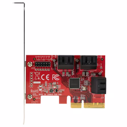 StarTech.com Carte PCI Express SATA 6 ports - Carte Contrôleur PCIe SATA - 6Gbps - ASM1166 Non-Raid - Convertisseur PCI Express 3.0 vers SATA - Connecteurs SATA Empilés - Carte d'Extension SATA - Vue supplémentaire 7