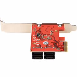 StarTech.com Carte PCI Express SATA 4 ports - Carte Contrôleur PCIe SATA - 6Gbps - ASM1166 Non-Raid - Convertisseur PCI Express 3.0 vers SATA - Connecteurs SATA Empilés - Carte d'Extension SATA - Vue supplémentaire 5