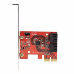 StarTech.com Carte PCI Express SATA 4 ports - Carte Contrôleur PCIe SATA - 6Gbps - ASM1166 Non-Raid - Convertisseur PCI Express 3.0 vers SATA - Connecteurs SATA Empilés - Carte d'Extension SATA - Vue supplémentaire 6