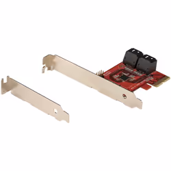 StarTech.com Carte PCI Express SATA 4 ports - Carte Contrôleur PCIe SATA - 6Gbps - ASM1166 Non-Raid - Convertisseur PCI Express 3.0 vers SATA - Connecteurs SATA Empilés - Carte d'Extension SATA - Vue supplémentaire 8