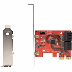 StarTech.com Carte PCI Express SATA 4 ports - Carte Contrôleur PCIe SATA - 6Gbps - ASM1166 Non-Raid - Convertisseur PCI Express 3.0 vers SATA - Connecteurs SATA Empilés - Carte d'Extension SATA - Vue supplémentaire 9