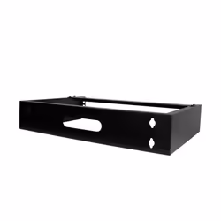 StarTech.com Support de Réseau Mural 2U - 14In. Profondeur (profil bas) - Support pour Panneau de Brassage 19" pour Serveur peu Profond, Équipement Informatique, Commutateurs de Réseau - Capacité de Poids de 77lbs/35kg, Noir