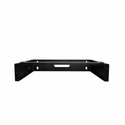 StarTech.com Support de Réseau Mural 2U - 14In. Profondeur (profil bas) - Support pour Panneau de Brassage 19" pour Serveur peu Profond, Équipement Informatique, Commutateurs de Réseau - Capacité de Poids de 77lbs/35kg, Noir