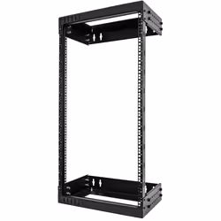 StarTech.com Rack Réseau Mural 21U à 2 Montants, Rack Serveur 19" à Cadre Ouvert avec Profondeur Ajustable, Rack de Données M ...