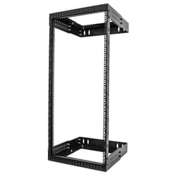 StarTech.com Rack Réseau Mural 24U à 2 Montants, Rack Serveur 19" à Cadre Ouvert avec Profondeur Ajustable, Rack de Données Mural pour IT/AV/Panneau de Patch/ Equipement IT - Écrous et Vis de Fixation Inclus
