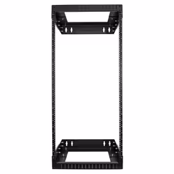 StarTech.com Rack Réseau Mural 24U à 2 Montants, Rack Serveur 19" à Cadre Ouvert avec Profondeur Ajustable, Rack de Données Mural pour IT/AV/Panneau de Patch/ Equipement IT - Écrous et Vis de Fixation Inclus