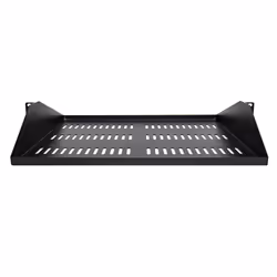 StarTech.com Étagère Rack 19 pouces 2U - Plateau Rackable Universel Ventilé - Étagère Baie de Brassage - Étagère Cantilever Rack 19" - Capacité 91kg - Rangement Rack Informatique - Profondeur 35,6cm (14"), Noir - Vue supplémentaire 4