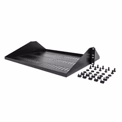 StarTech.com Étagère Rack 19 pouces 2U - Plateau Rackable Universel Ventilé - Étagère Baie de Brassage - Étagère Cantilever Rack 19" - Capacité 91kg - Rangement Rack Informatique - Profondeur 35,6cm (14"), Noir - Vue supplémentaire 5