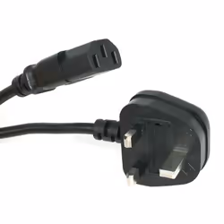 StarTech.com Câble d'Alimentation pour PC UK - BS 1363 à C13, 18AWG, 10A 250V - Cordon d'Alimentation Ordinateur/Ordinateur Portable/TV - Câble d'Alimentation Écran PC - Vue supplémentaire 4