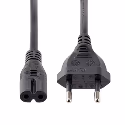 StarTech.com Câble d'Alimentation pour Ordinateur Portable de 2m - Prise EU vers Connecteur C7, 2,5A 250WG, 18AWG - Câble d'Alimentation pour Imprimante - Cordon Alimentation PC Portable - Vue supplémentaire 4