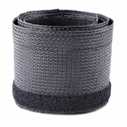 StarTech.com Gaine de Câble Tressée de 3m - Organisateur de Câble Gros Calibre, 3cm de Diamètre - Protège Câble Électrique en Polyester - Gaine Cache Câble Informatique - Manchon de Câble pour PC